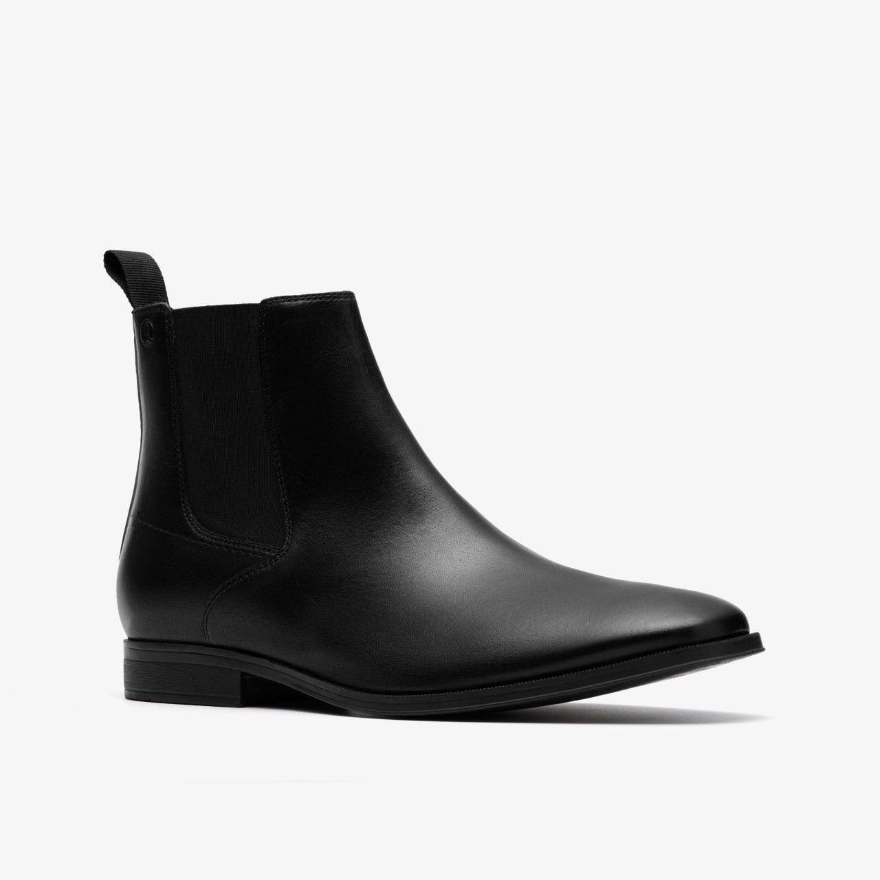 Paulton Easy Black Leather Clarks Men