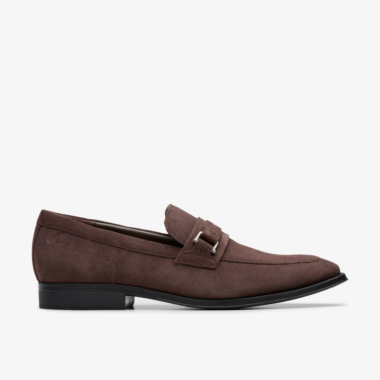 Paulton Lo Dark Brown Suede Clarks Men