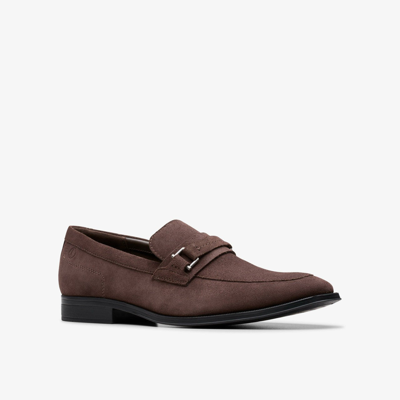 Paulton Lo Dark Brown Suede Clarks Men