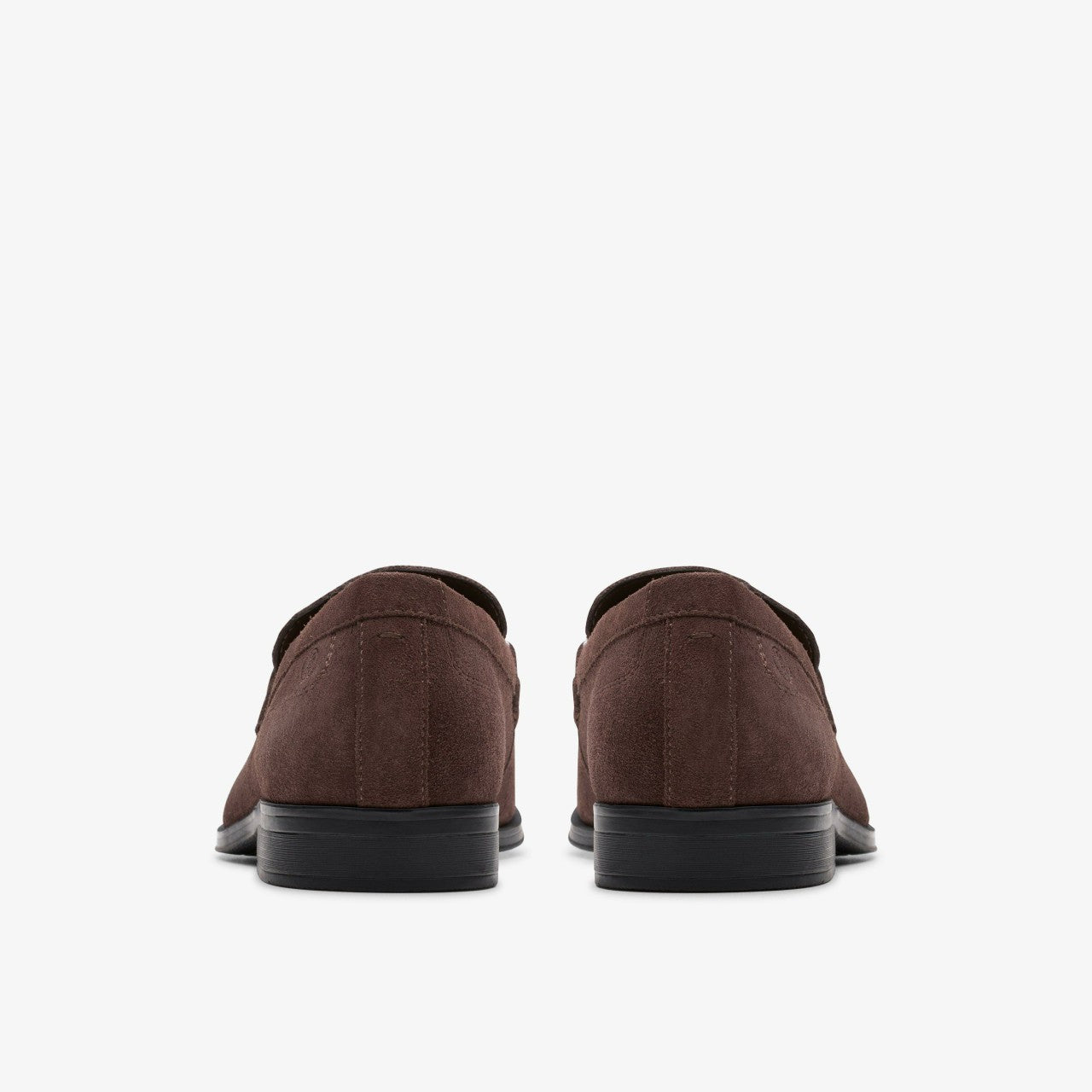 Paulton Lo Dark Brown Suede Clarks Men
