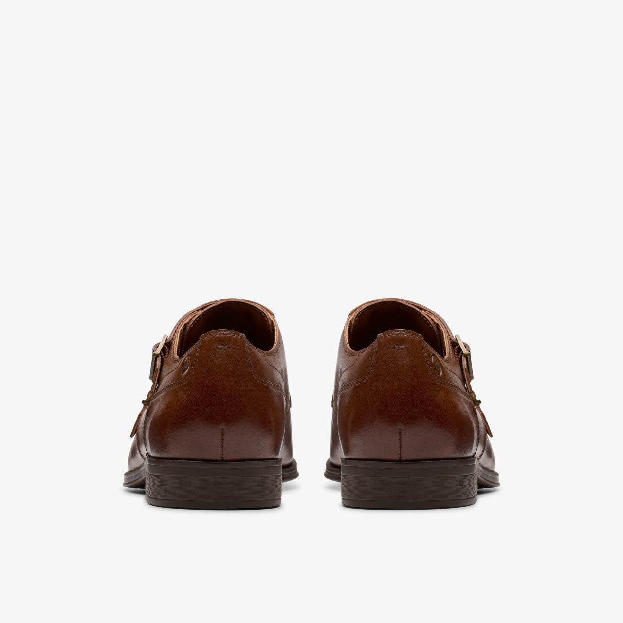 Paulton Monk Tan Leather Clarks Men