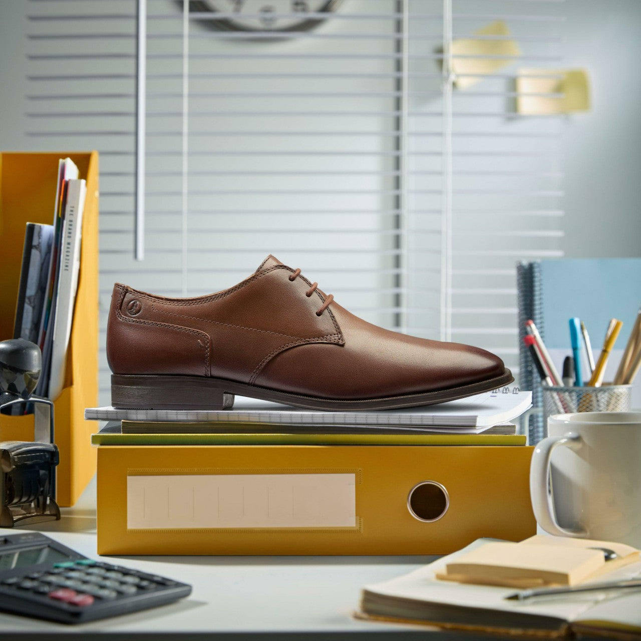 Paulton Lace Tan Clarks Men