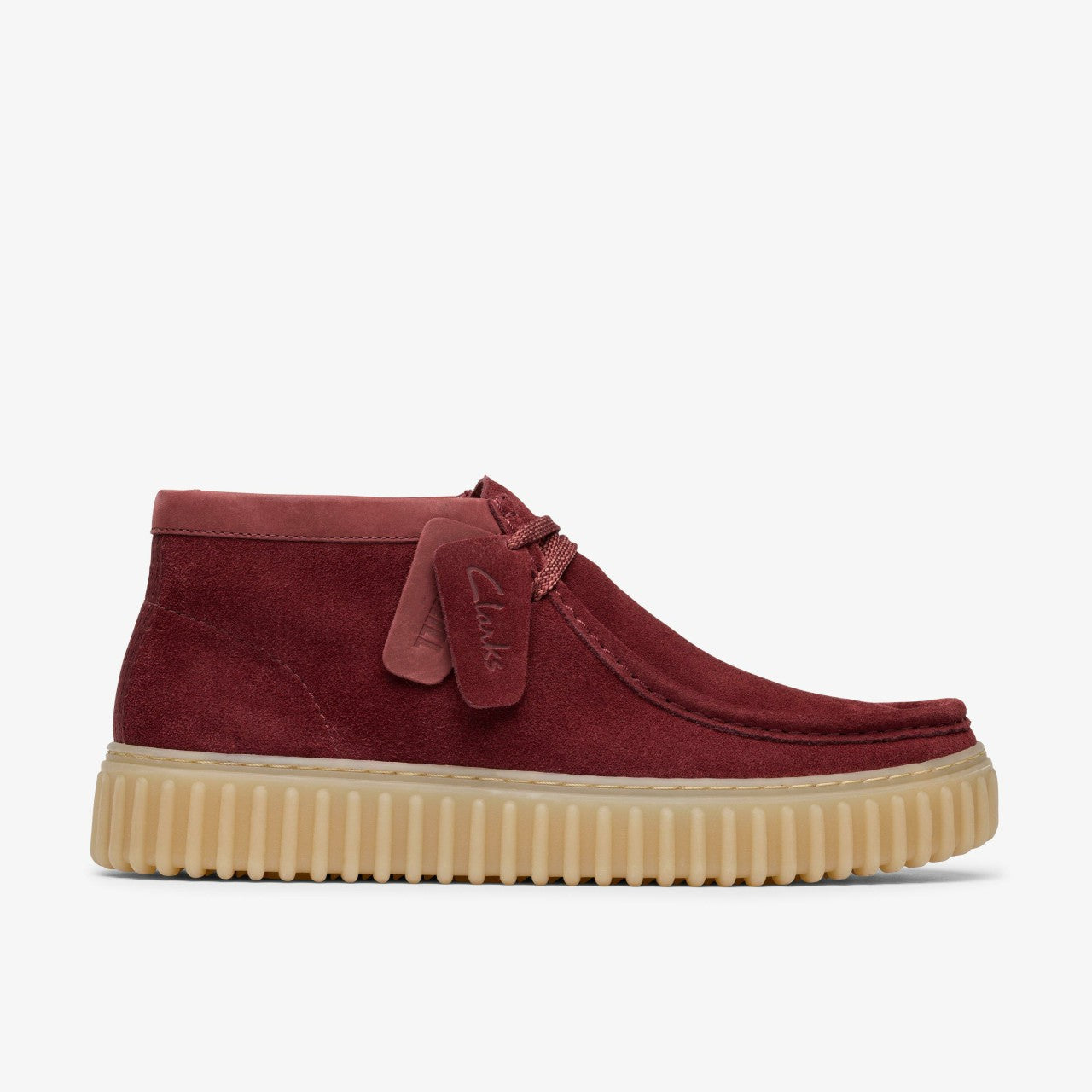 Torhill Hi Wine Suede Clarks Women|Men