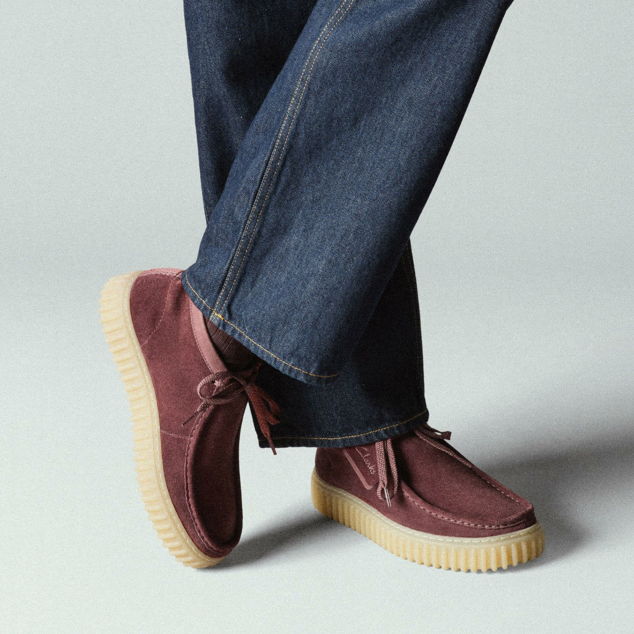 Torhill Hi Wine Suede Clarks Women|Men