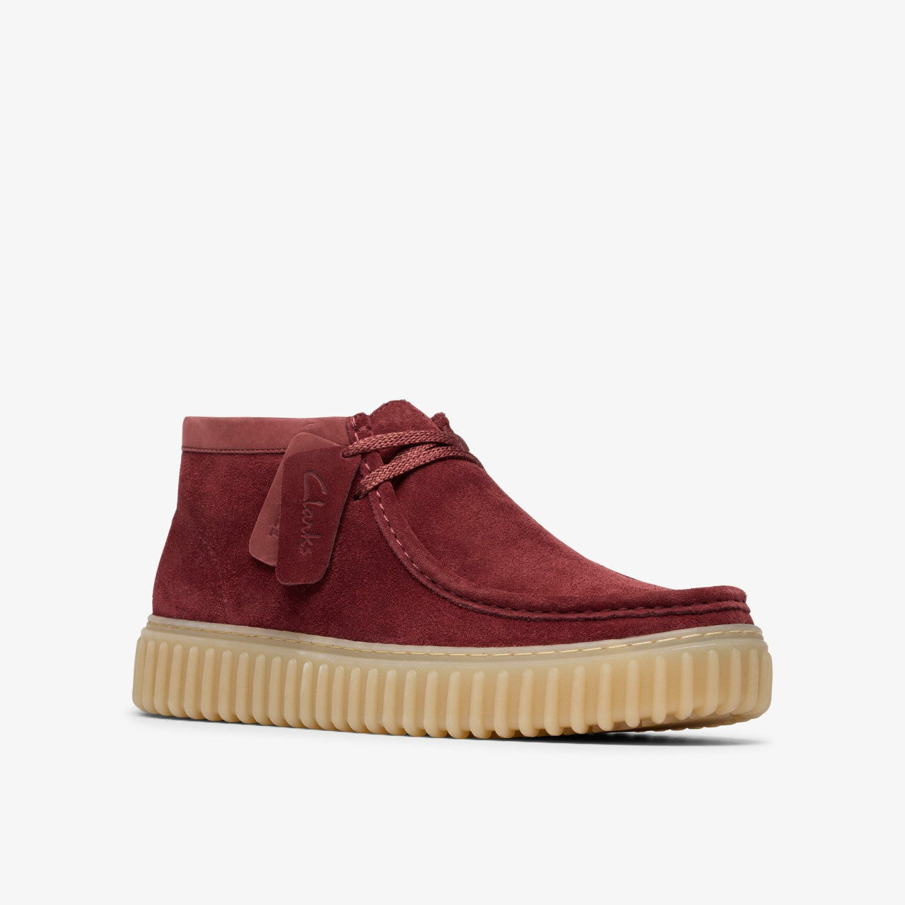 Torhill Hi Wine Suede Clarks Women|Men