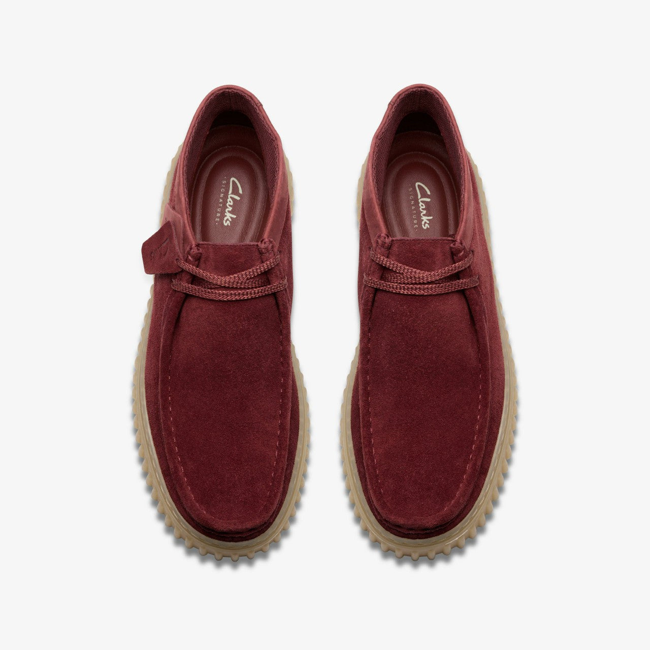Torhill Hi Wine Suede Clarks Women|Men