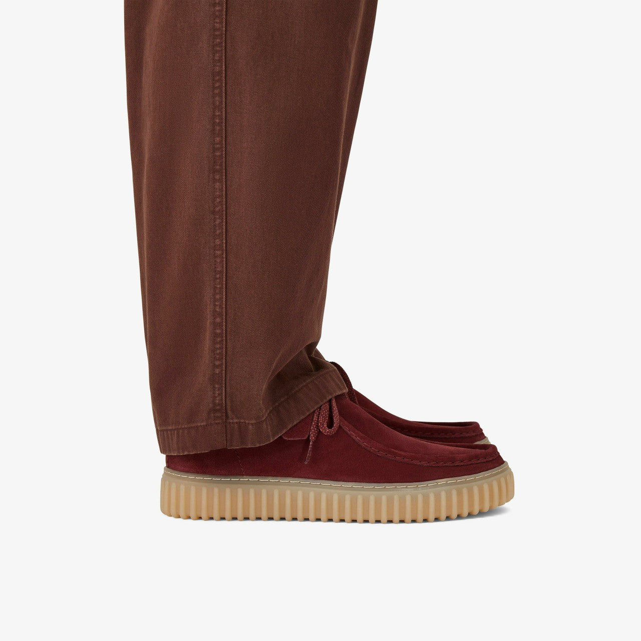Torhill Hi Wine Suede Clarks Women|Men