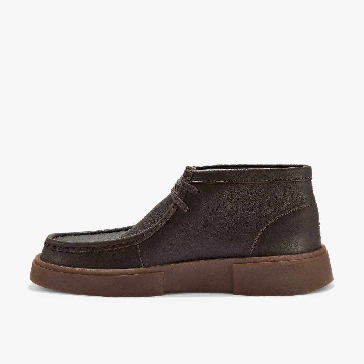 Torview Hi Brown Leather Clarks Men