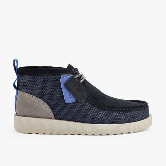 Wallabee FTR2 Boot Navy Combination Clarks Men