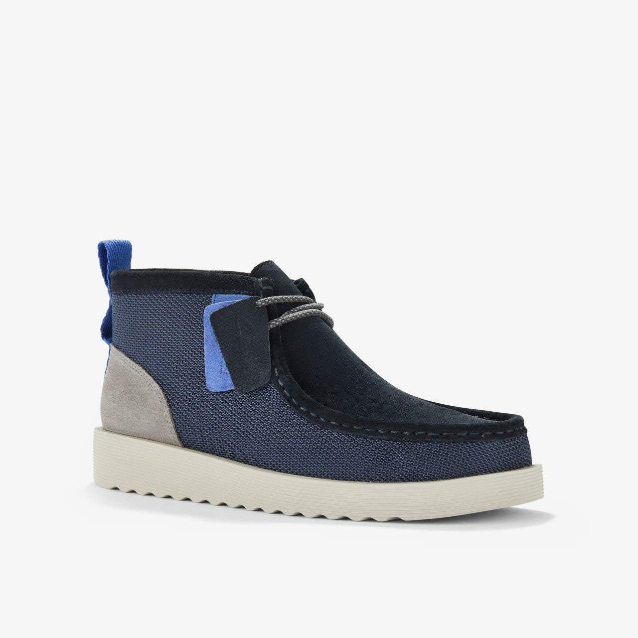 Wallabee FTR2 Boot Navy Combination Clarks Men