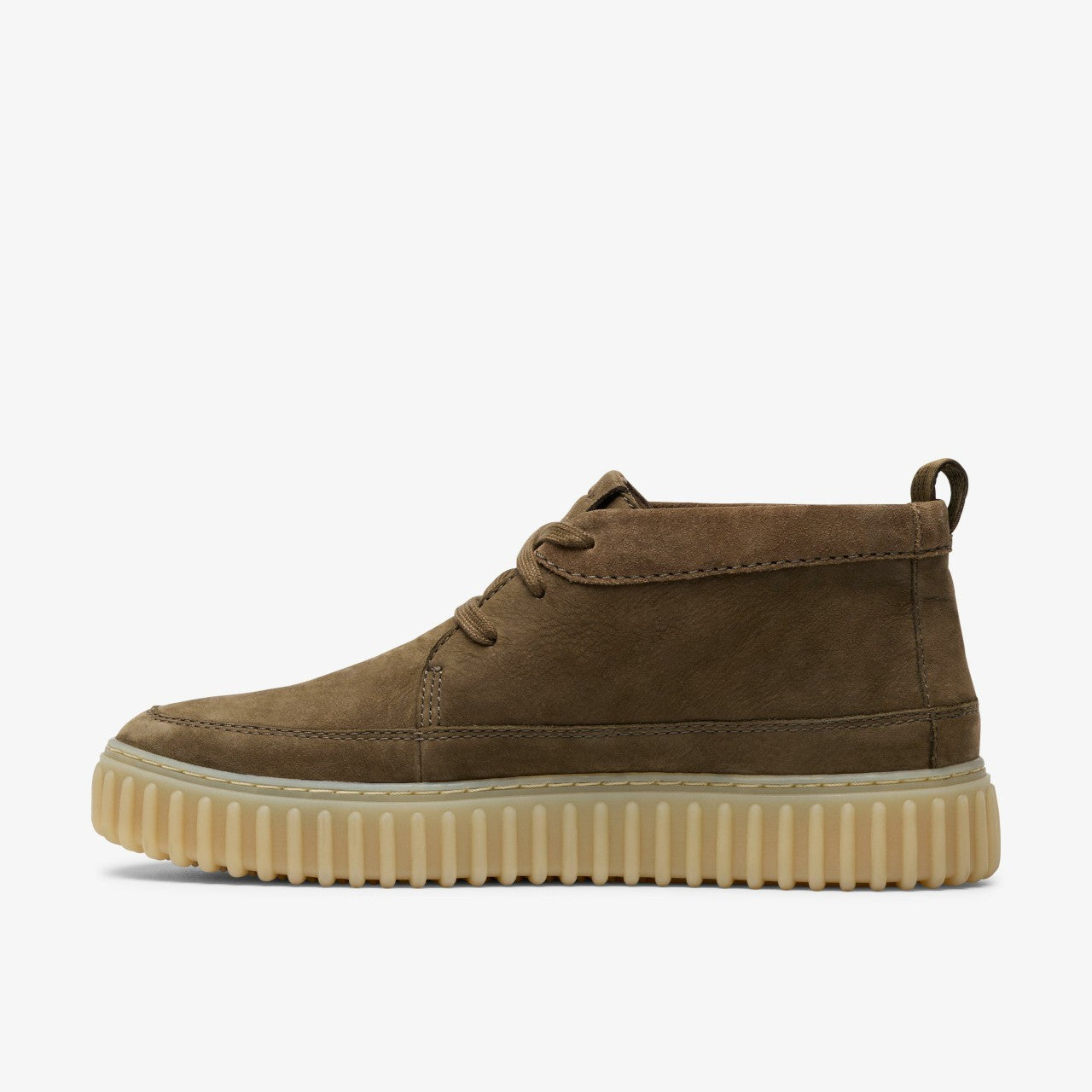 Torhill Lace Hi Khaki Nubuck Clarks Men