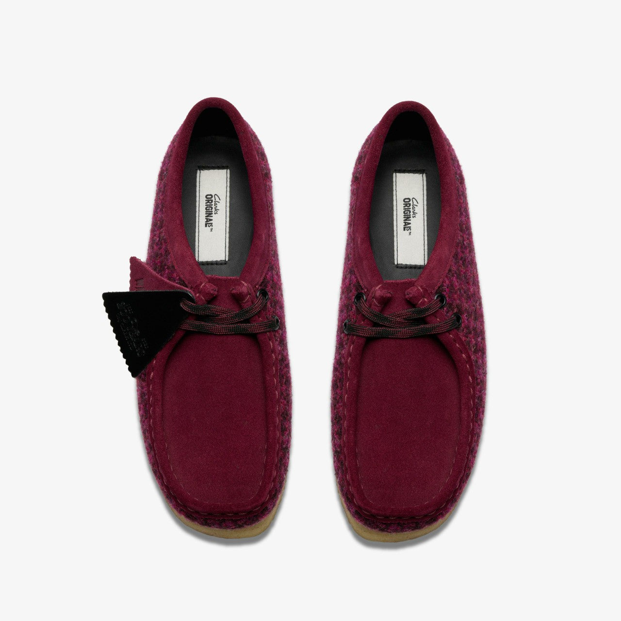 Wallabee Purple Tweed Combination Clarks Women