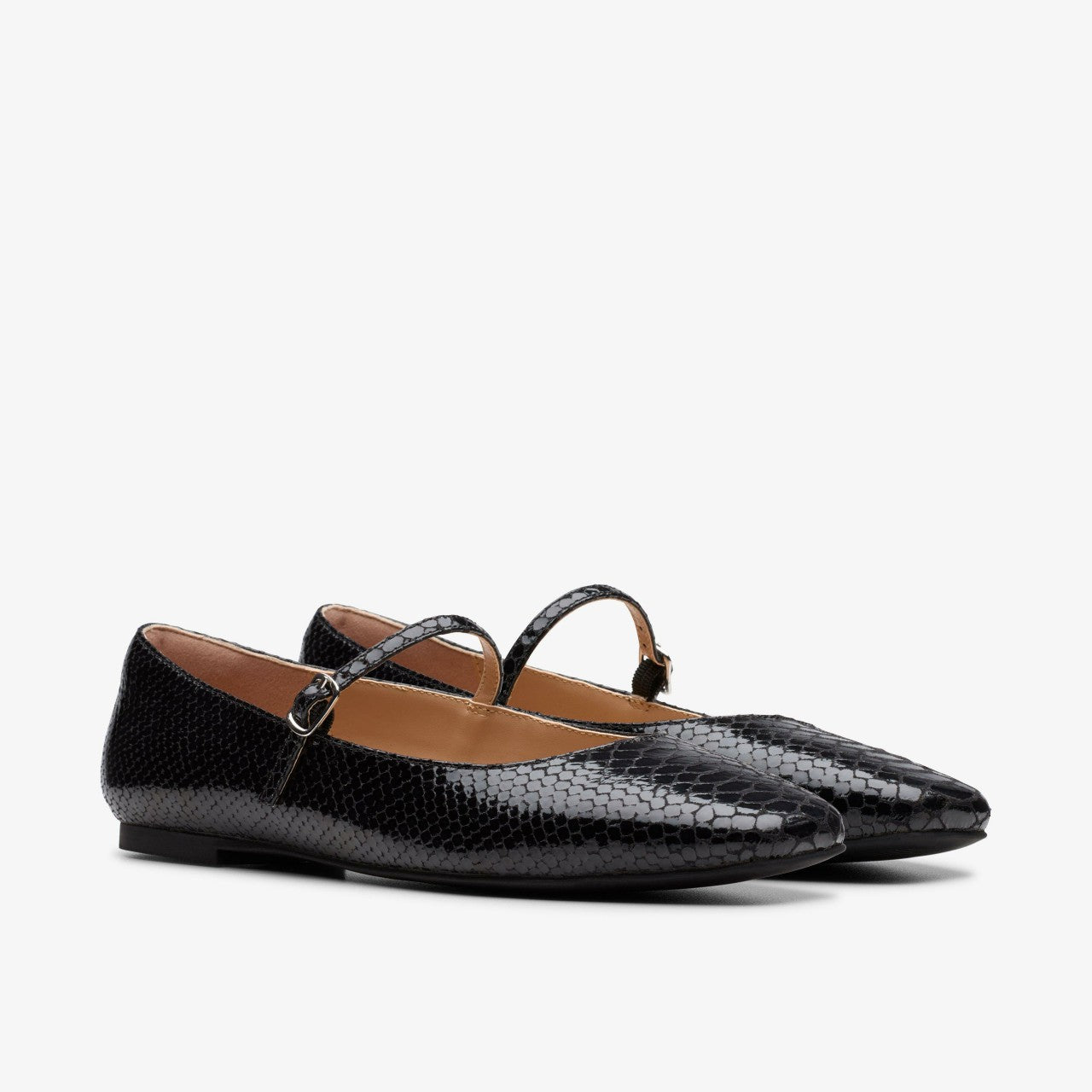 Emelina Gem Black Clarks Women