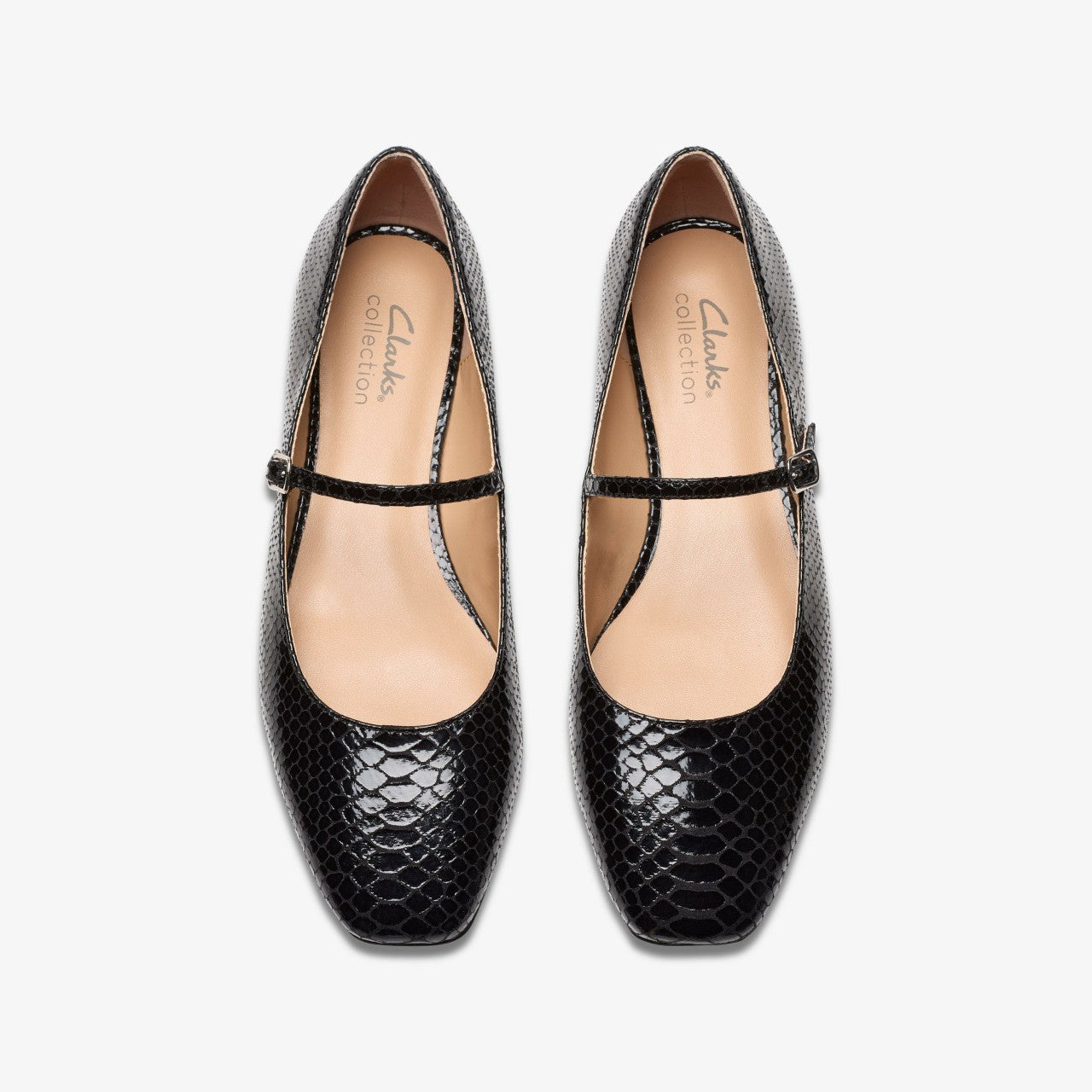 Emelina Gem Black Clarks Women