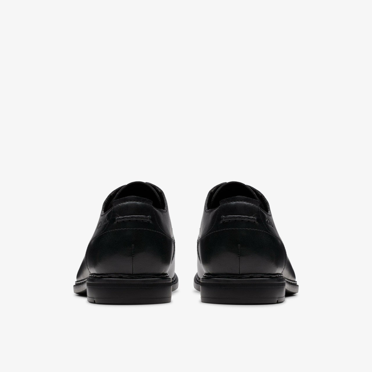 Banbury Derby Black Leather Clarks Men