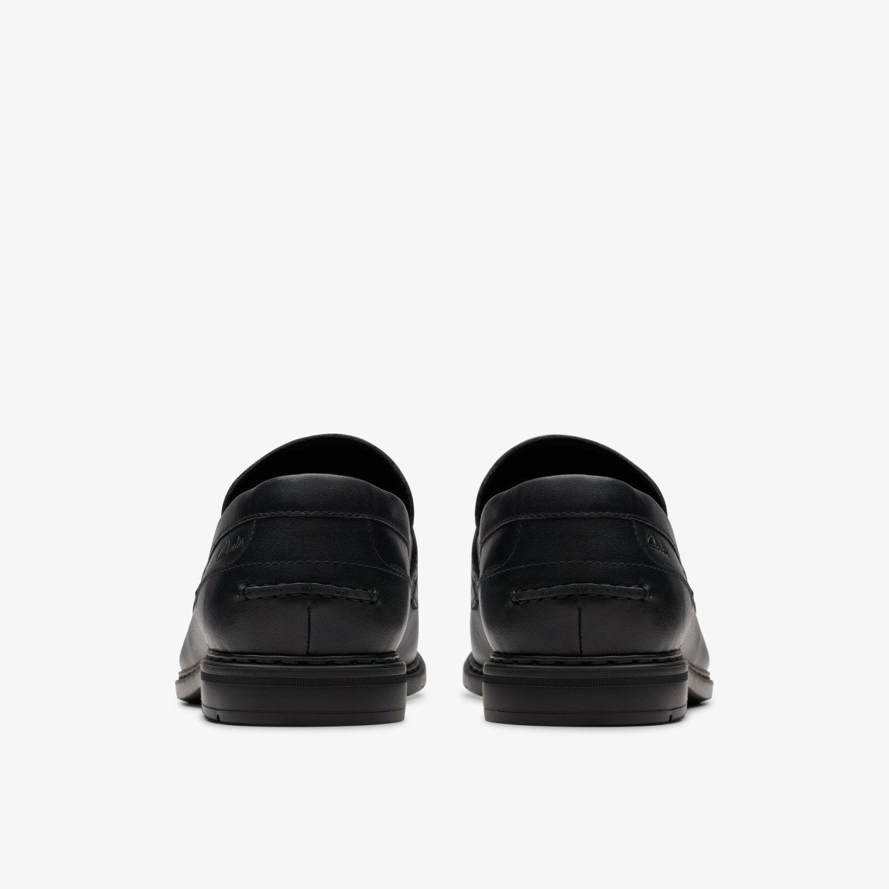 Banbury Lo Black Leather Clarks Men