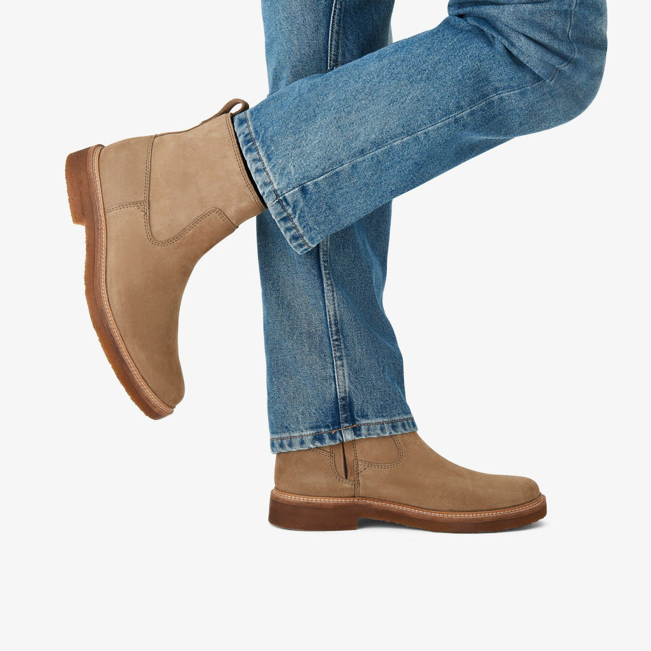 Clarkdale Boot Dark Sand Suede Clarks Men