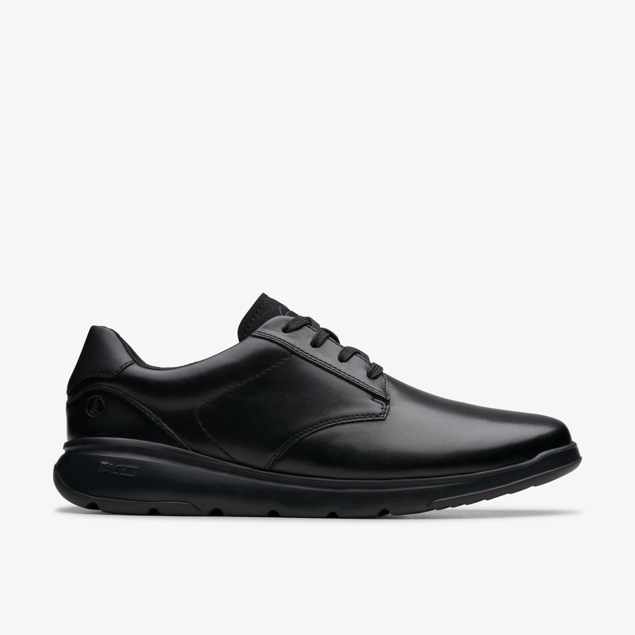Lifton Lace Black Leather Clarks Men