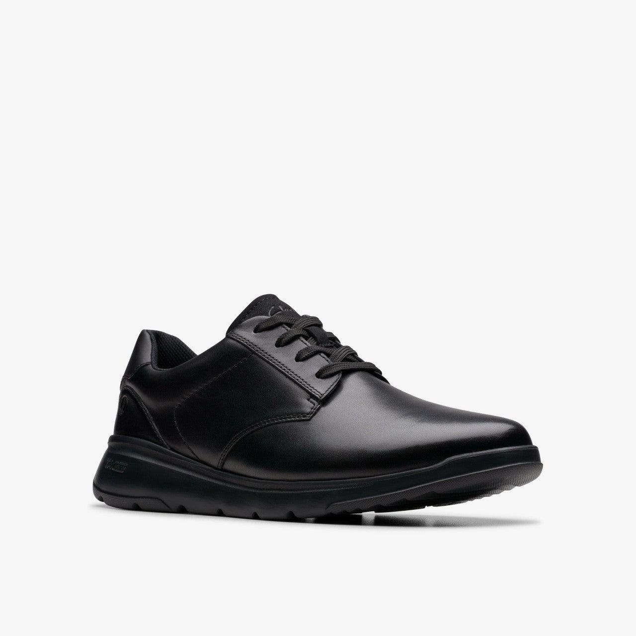Lifton Lace Black Leather Clarks Men