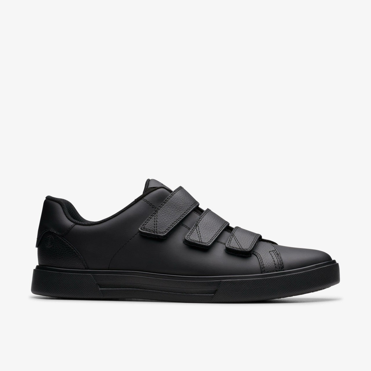 Romsey Strap Black Leather Clarks Men