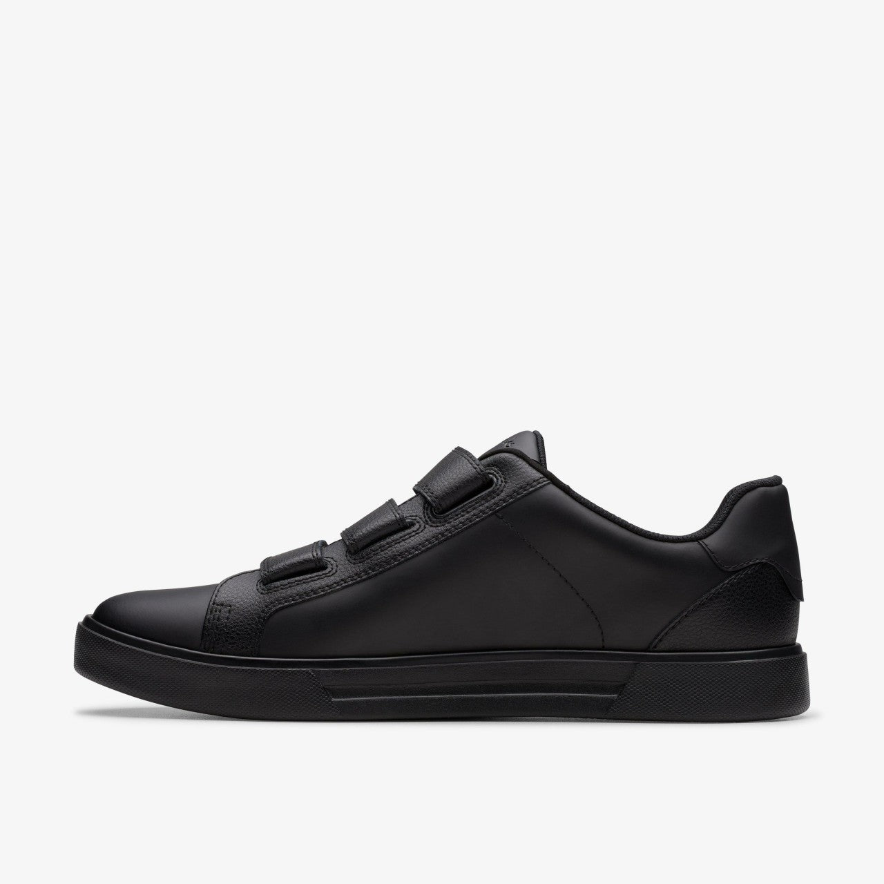 Romsey Strap Black Leather Clarks Men