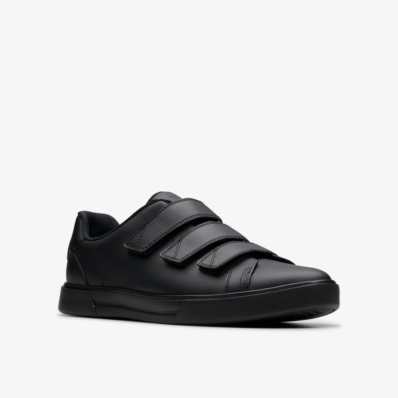 Romsey Strap Black Leather Clarks Men