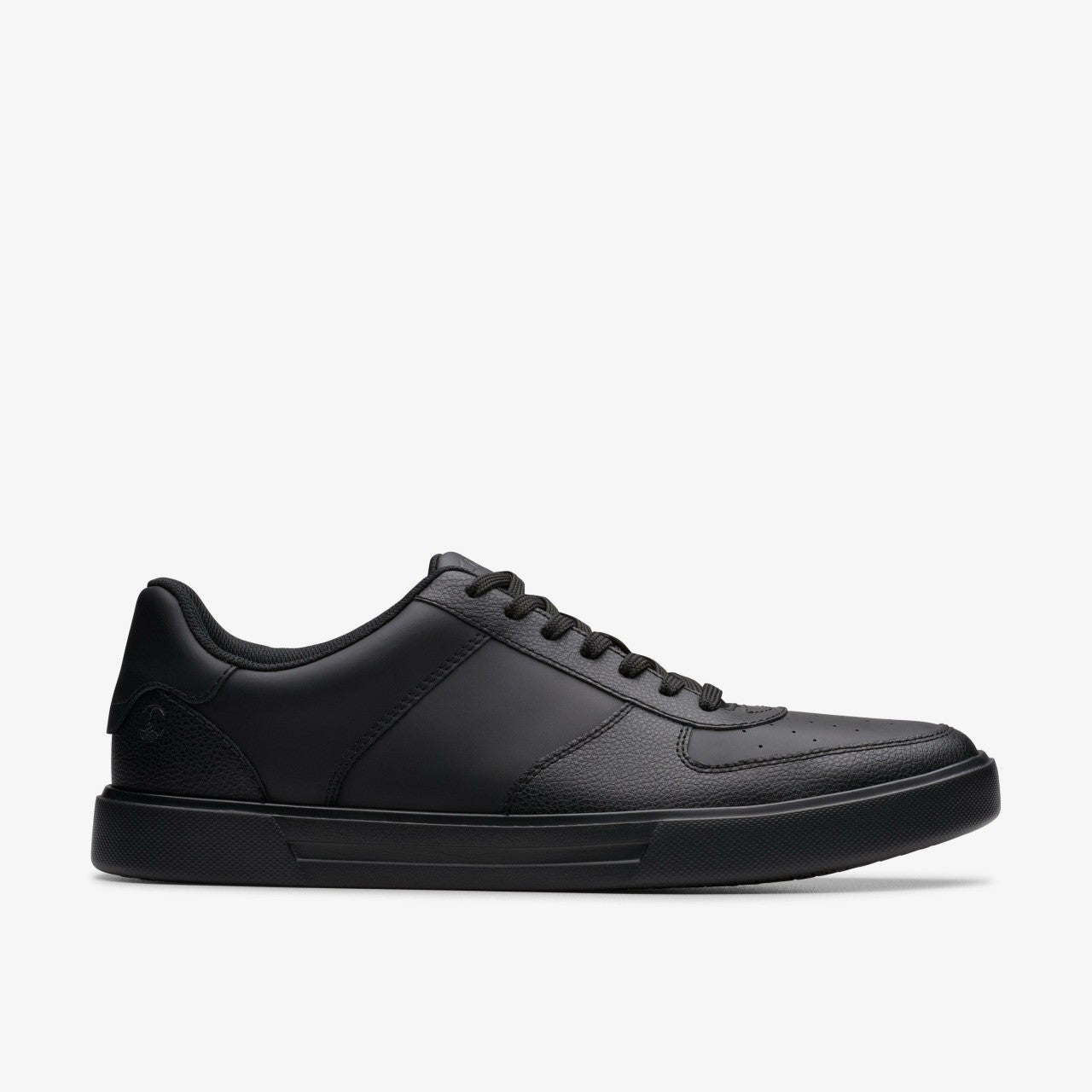 Romsey Tie Black Leather Clarks Men