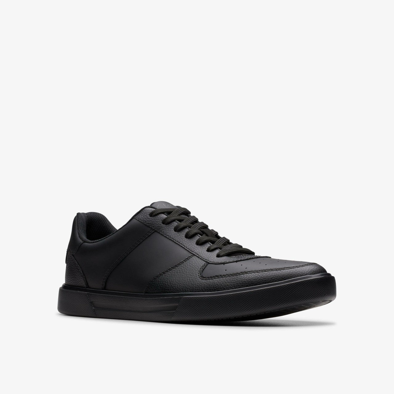 Romsey Tie Black Leather Clarks Men