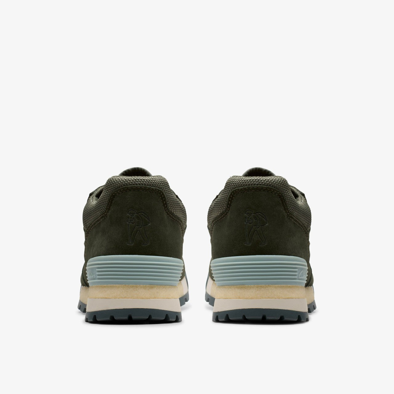 Laddow Dark Olive Combination Clarks Men
