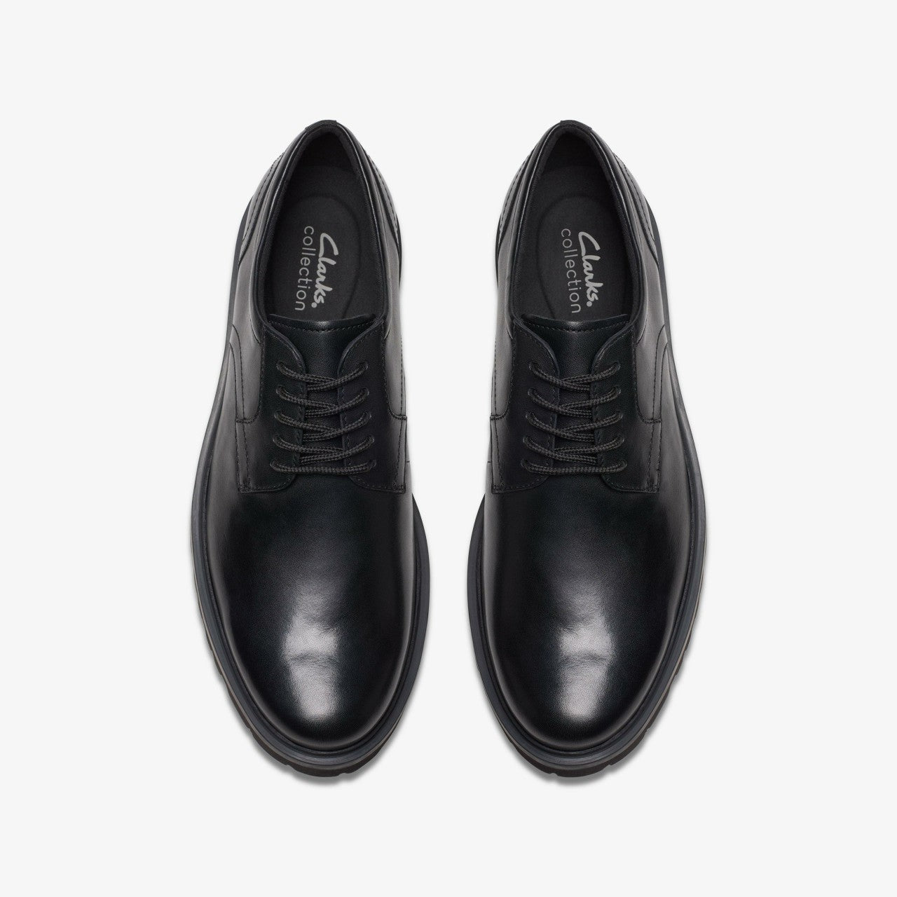 Berwick Lace Black Leather Clarks Men