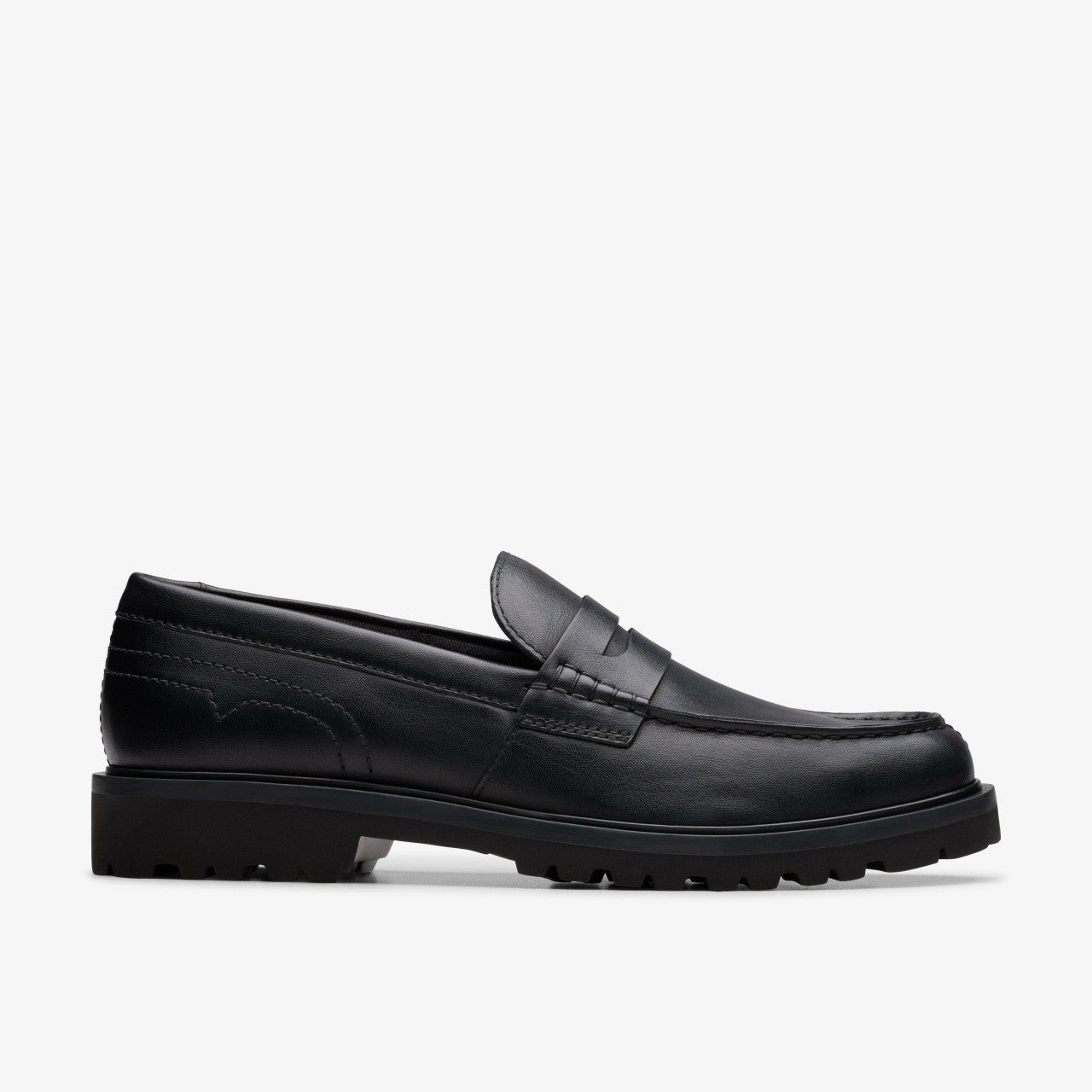 Berwick Lo Black Leather Clarks Men