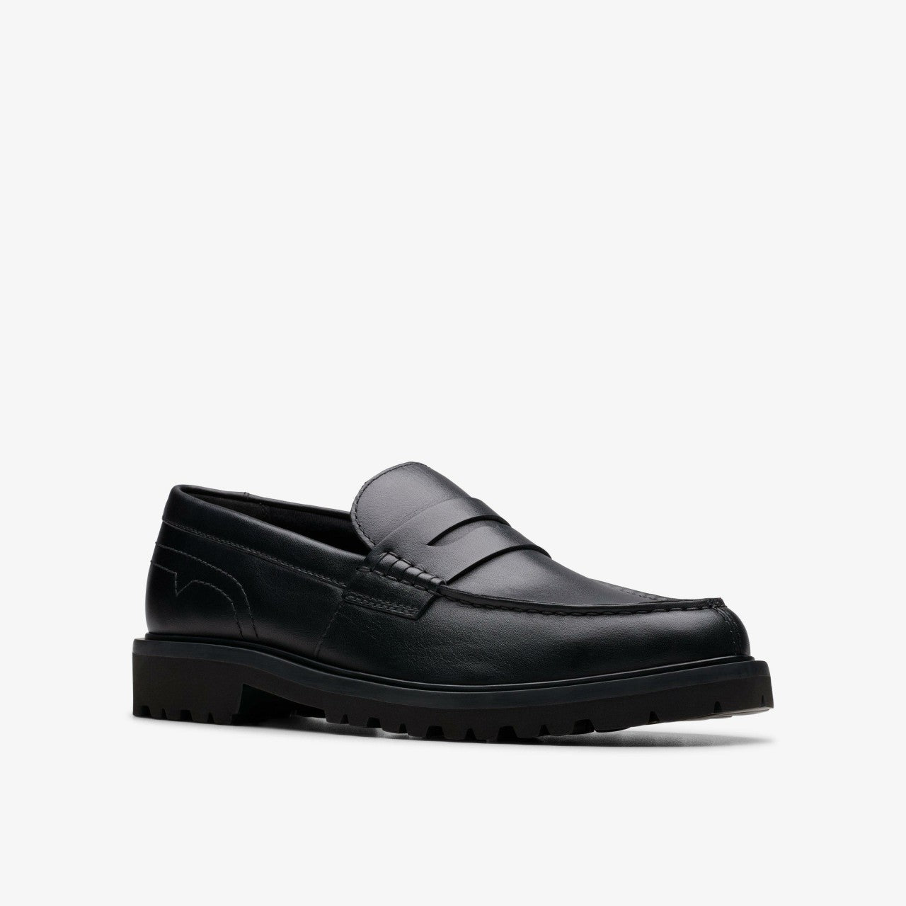 Berwick Lo Black Leather Clarks Men