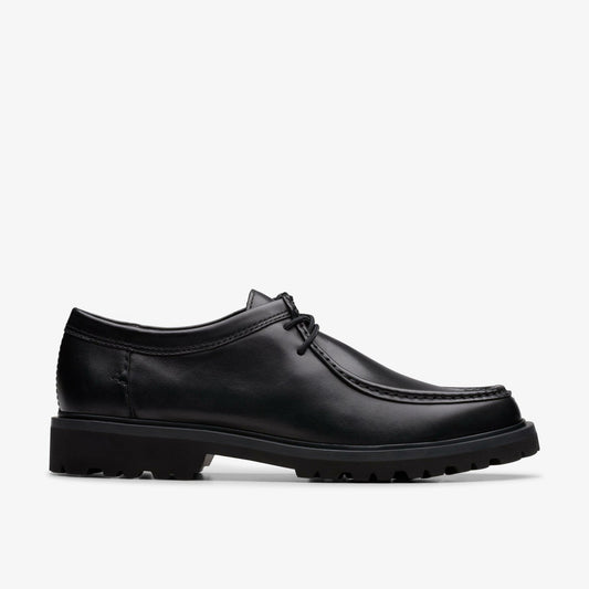 Berwick Seam Black Leather Clarks Men