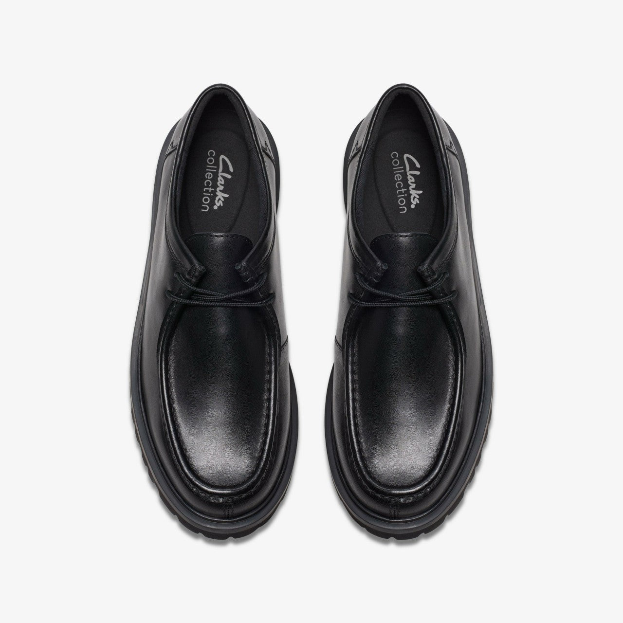 Berwick Seam Black Leather Clarks Men