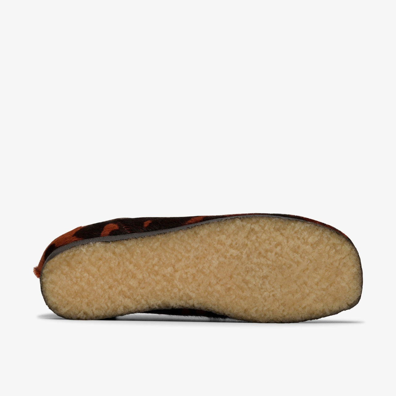 Wallabee Brown Cow Print Clarks Men