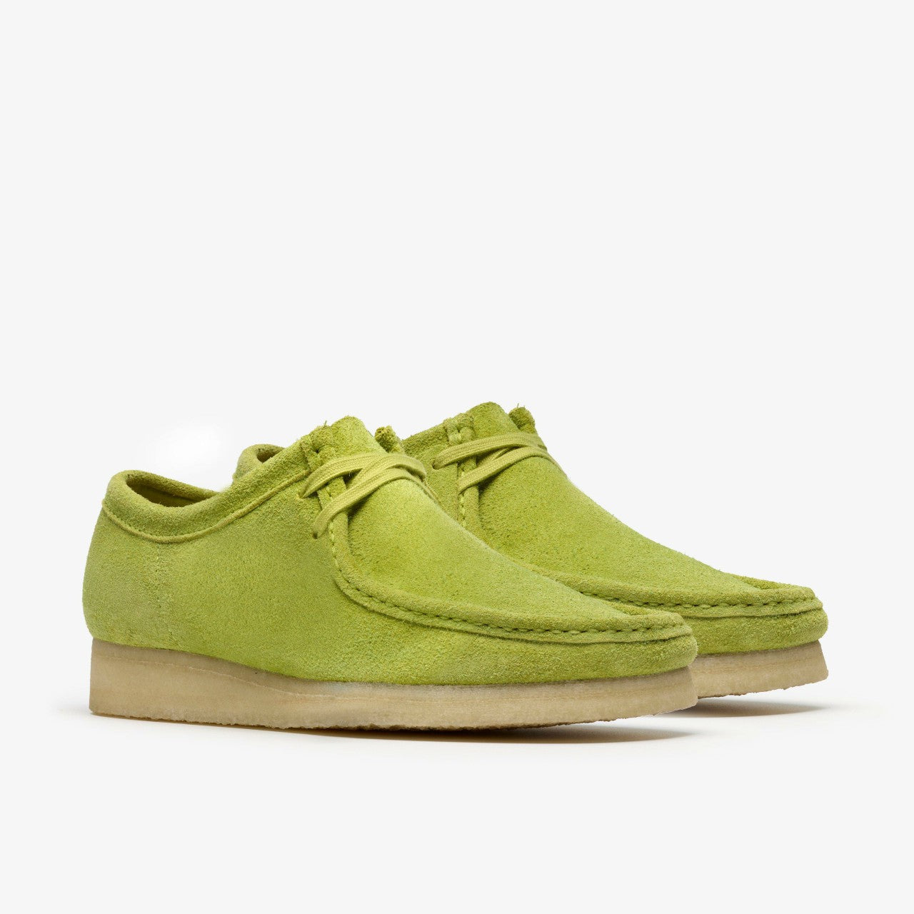 Wallabee Lime Suede Clarks Men