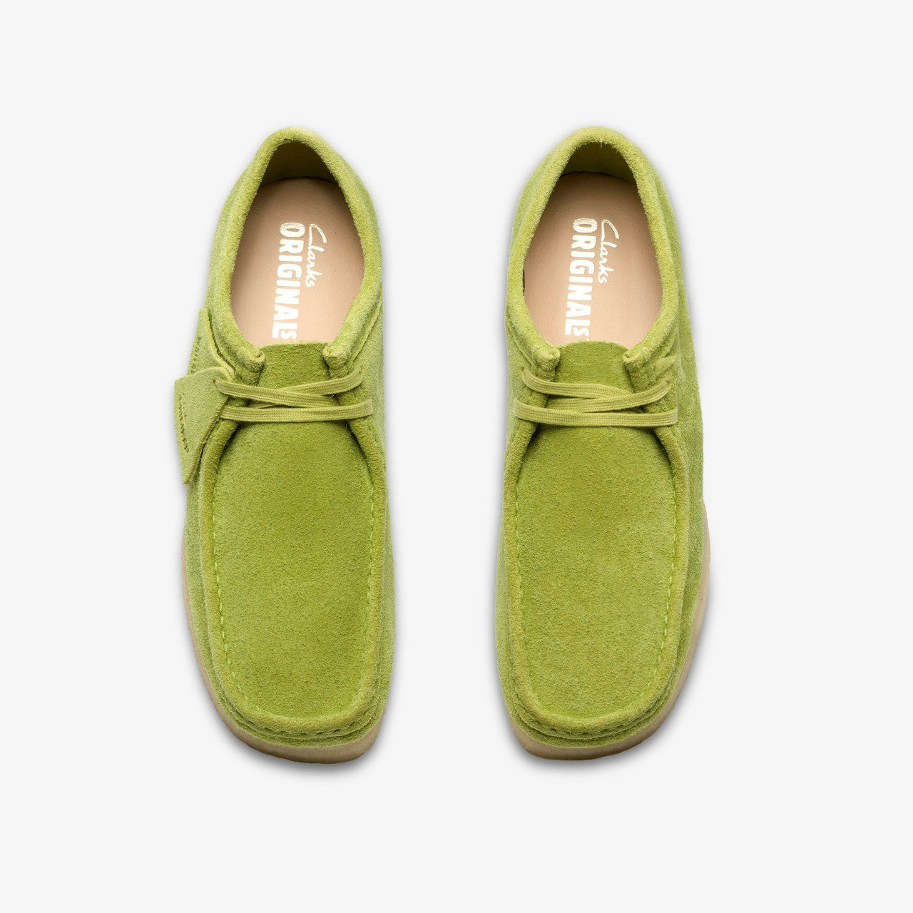 Wallabee Lime Suede Clarks Men