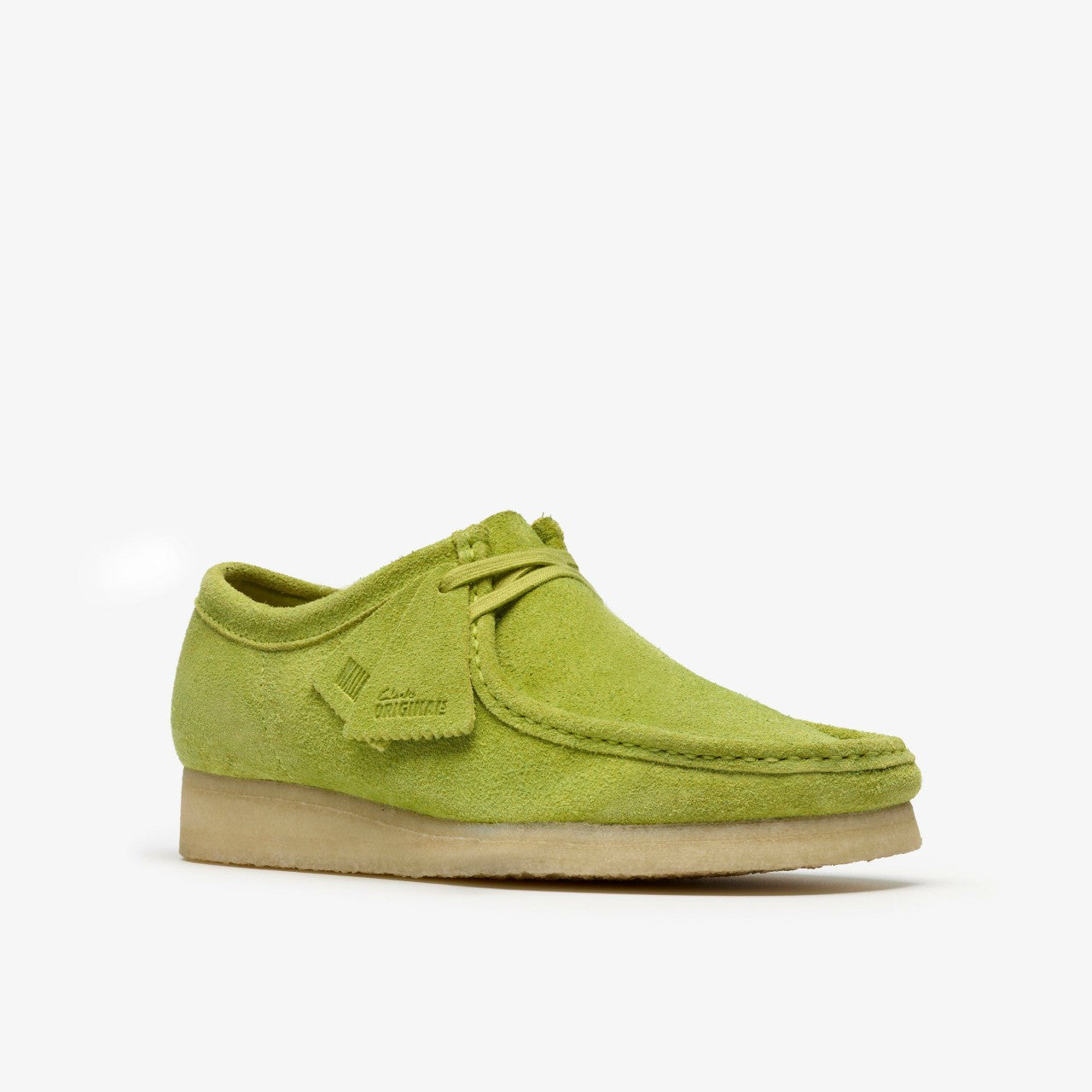 Wallabee Lime Suede Clarks Men
