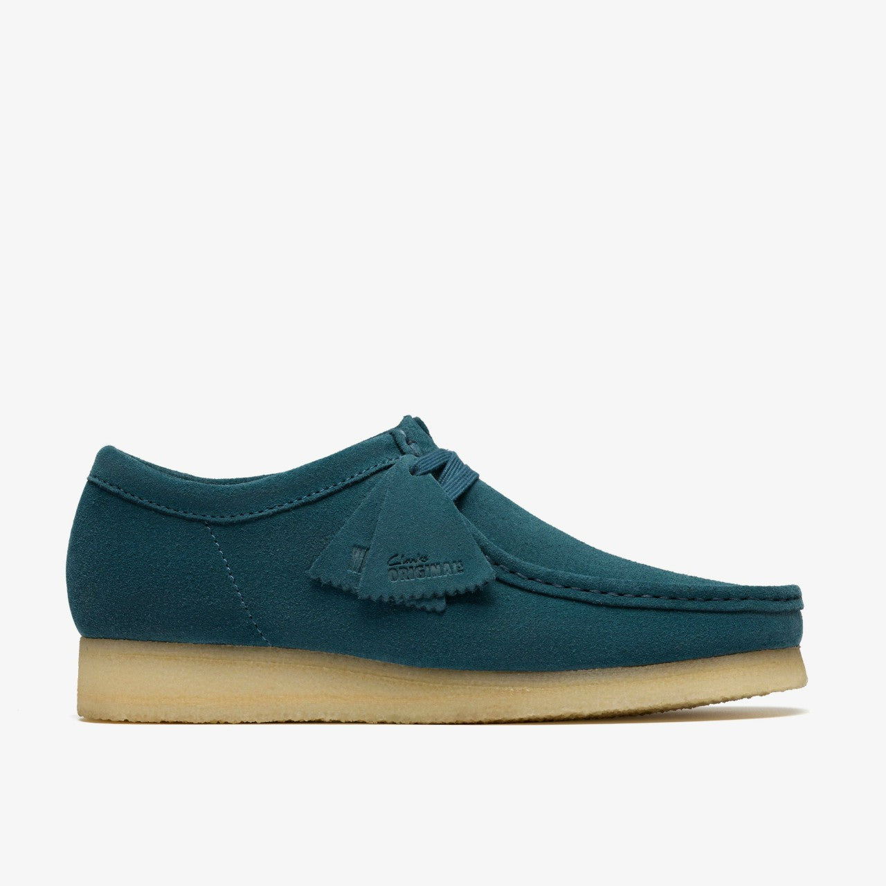 Wallabee Mid Blue Suede Clarks Men