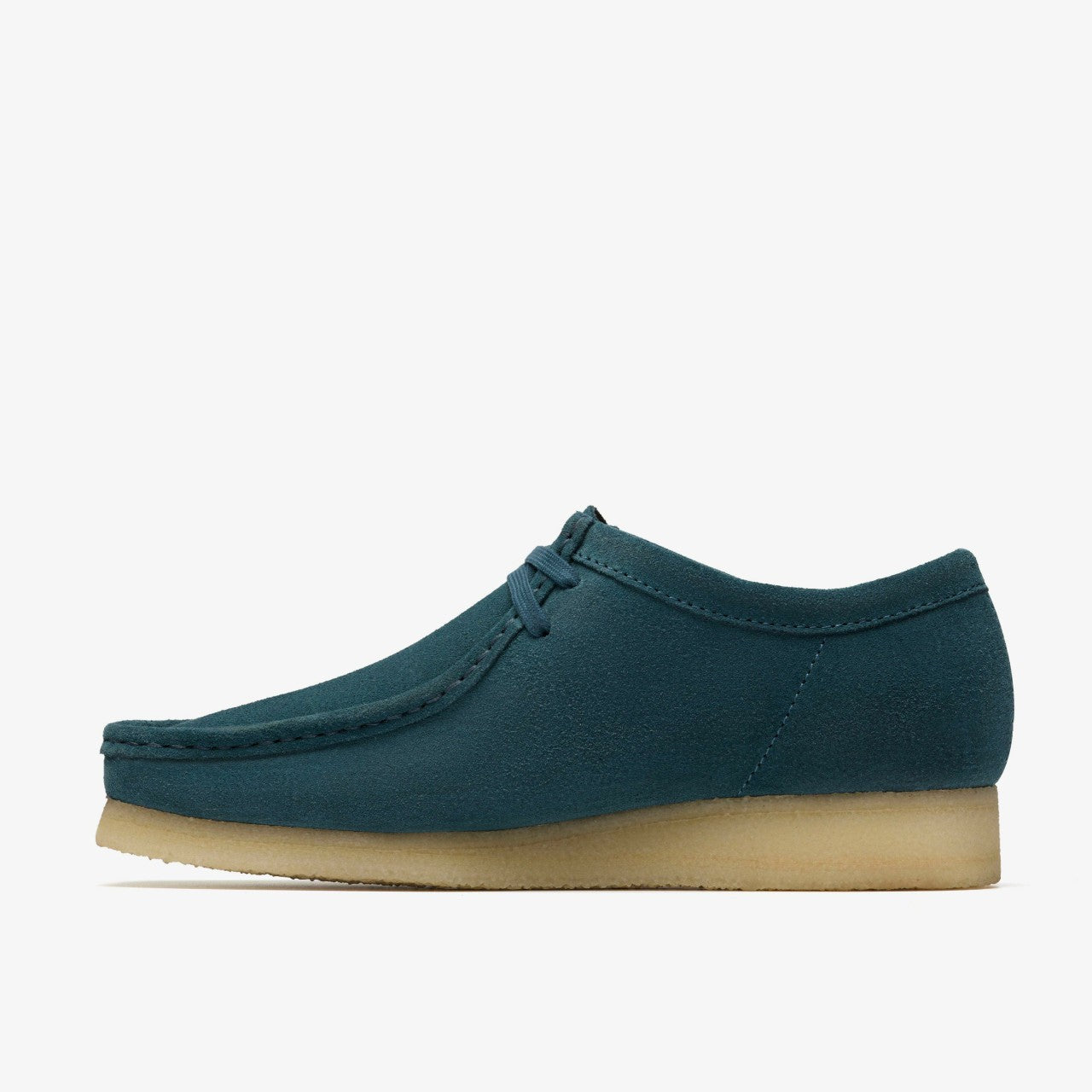 Wallabee Mid Blue Suede Clarks Men
