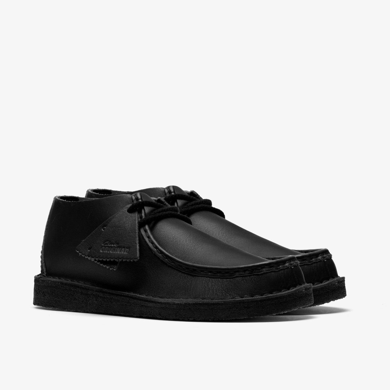Desert Nomad Black/Black Leather Clarks Men