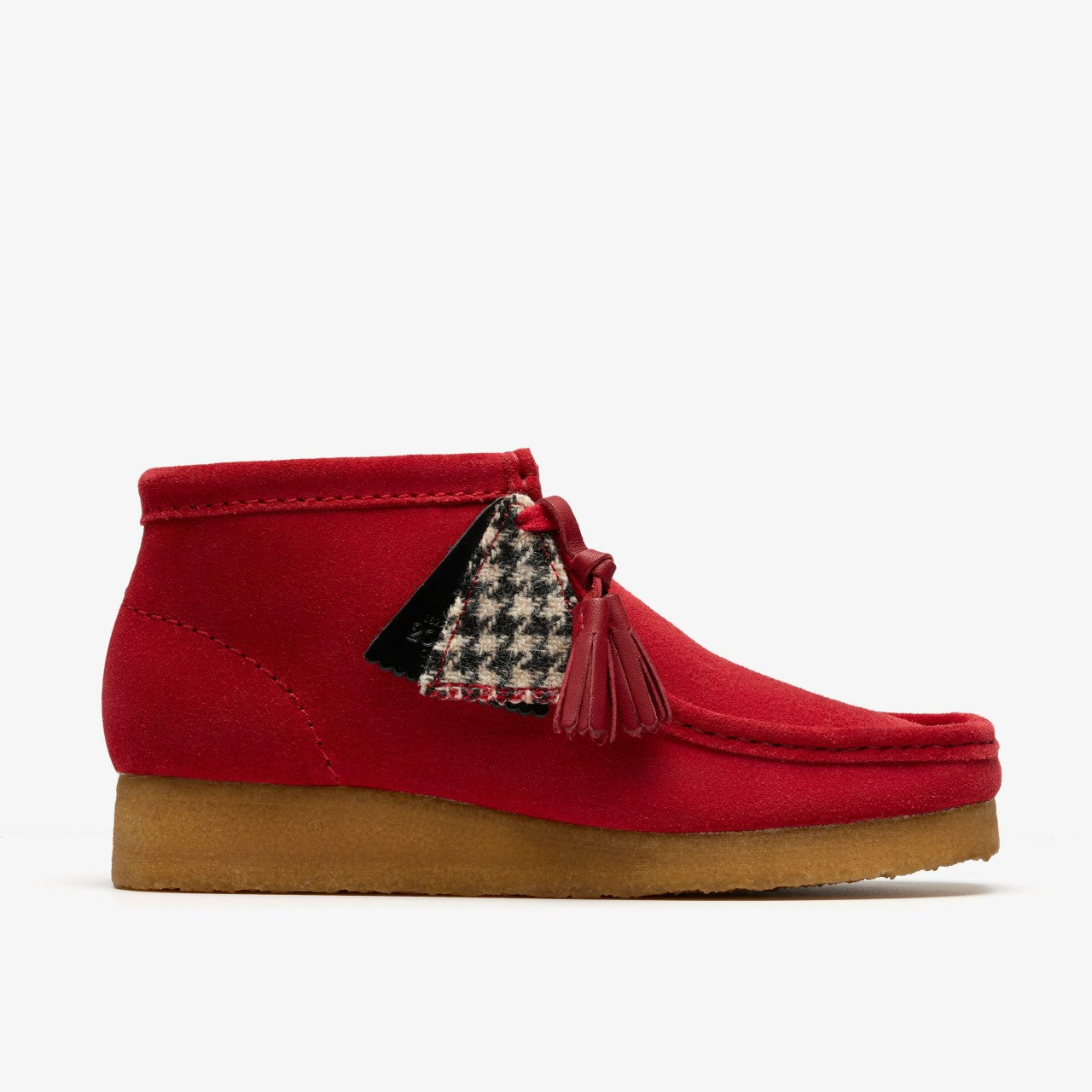 Wallabee Boot Red Suede Clarks Women