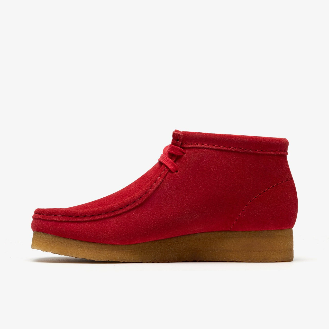 Wallabee Boot Red Suede Clarks Women