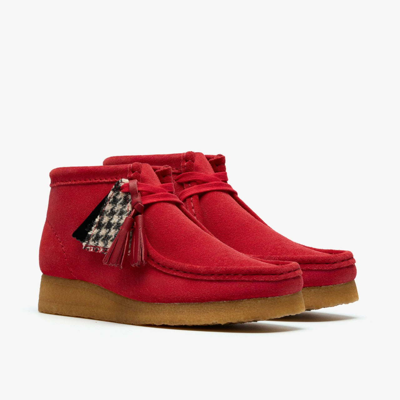 Wallabee Boot Red Suede Clarks Women