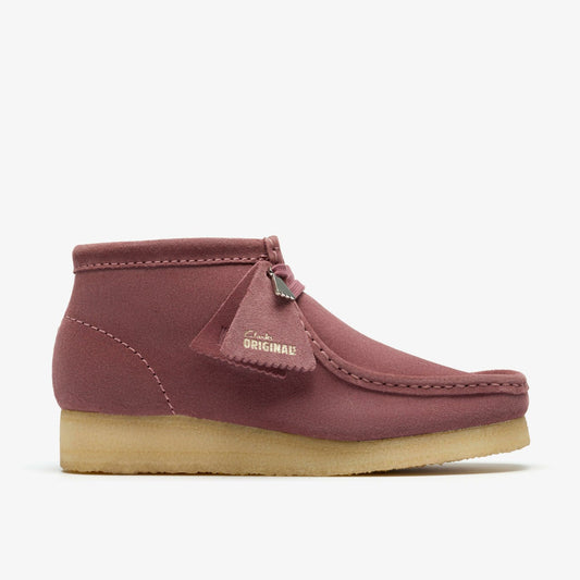 Wallabee Boot Rose Brown Suede Clarks Women