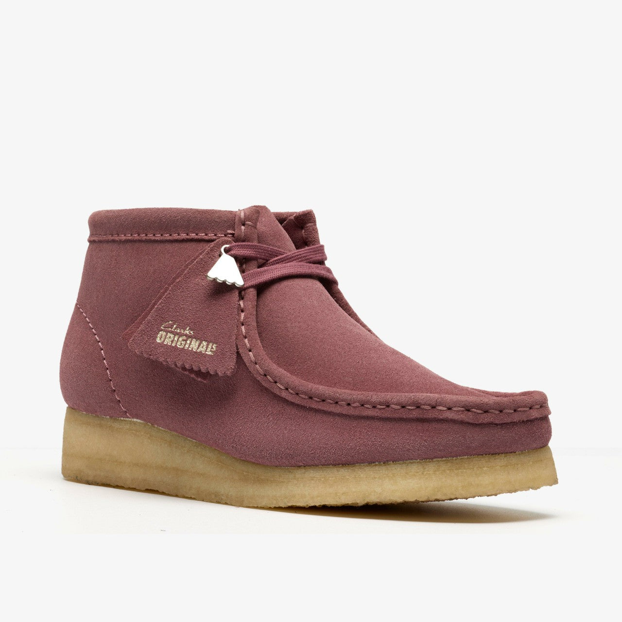 Wallabee Boot Rose Brown Suede Clarks Women