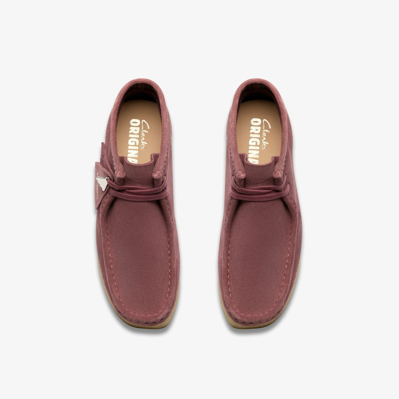 Wallabee Boot Rose Brown Suede Clarks Women
