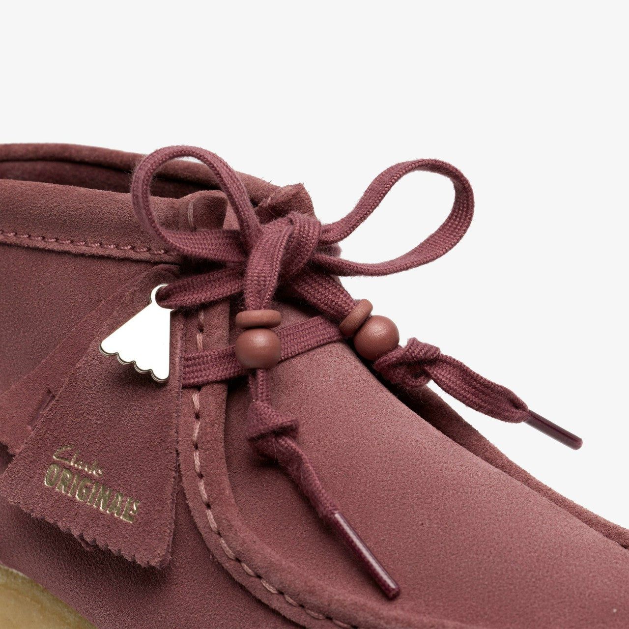 Wallabee Boot Rose Brown Suede Clarks Women