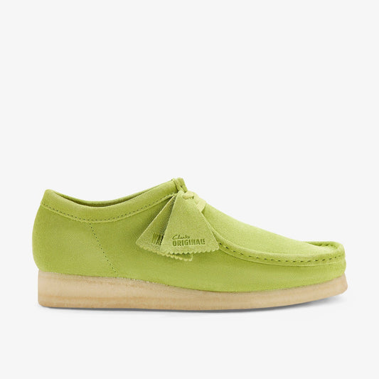 Wallabee Lime Suede Clarks Women