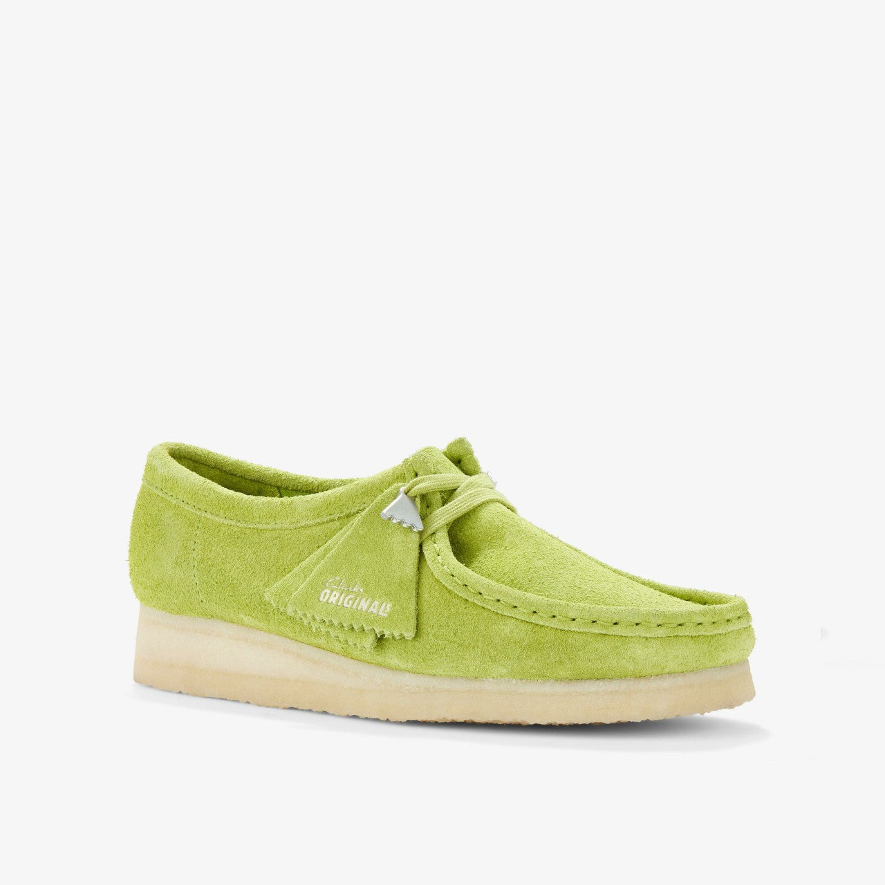 Wallabee Lime Suede Clarks Women